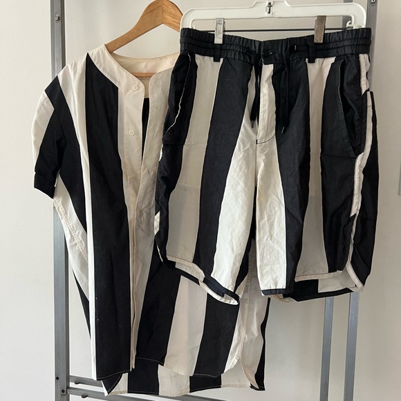 Filipa K striped cotton shorts - Picture 4 of 4